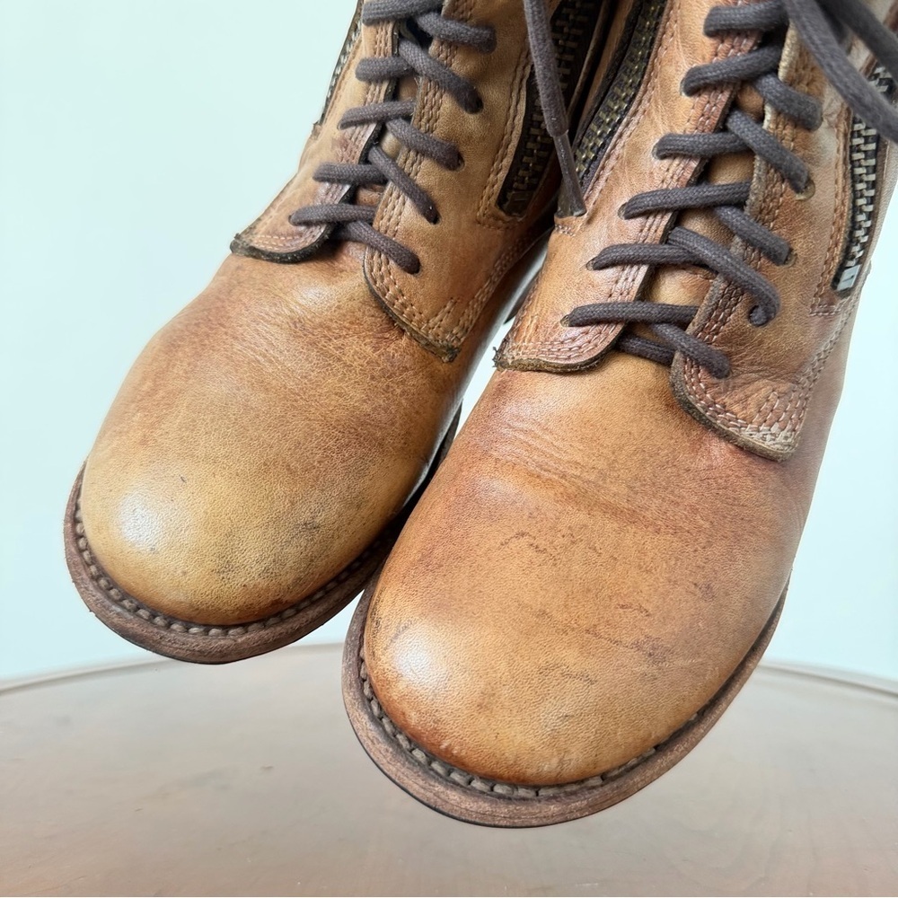 Bed Stu Tactic Trek Distressed Leather Combat Boots | US 6.5 - Picture 6 of 10